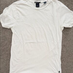 Scotch & Soda Men’s White T-shirt - Size Large Premium Material Unworn